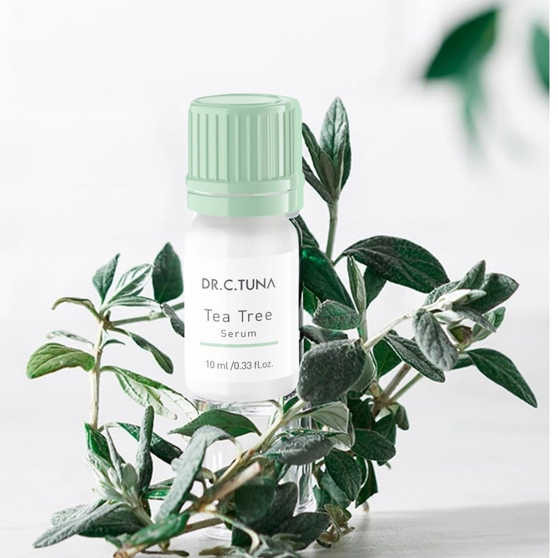 FARMASi Dr. C. Tuna Tea Tree Serum, Purifying Facial Serum for Blemish-Prone Skin, Helps Balance & Clarify Complexion, Tea Tree Oil with Thyme & Rosemary Extracts, 0.33 fl oz - Image 2